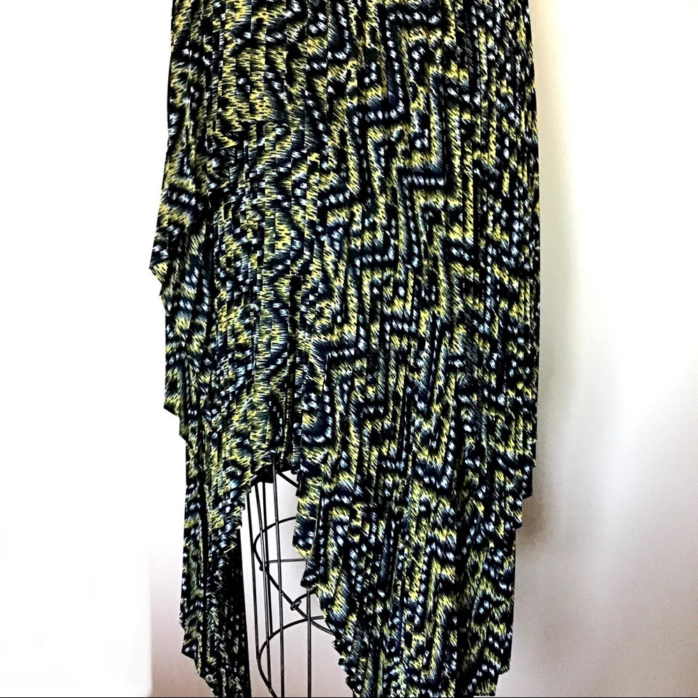 ALC 100% Silk Asymmetric Accordion Pleated Dress SZ 4 - Picture 5 of 6